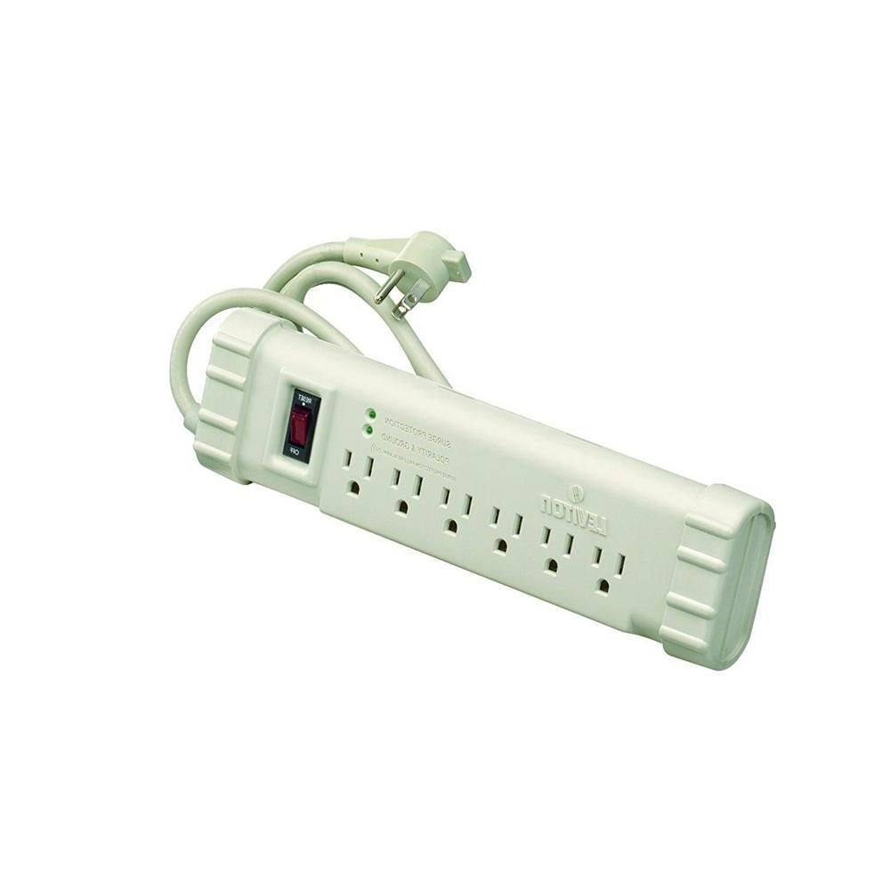 6-Outlet Surge Strip with Audible Alarm